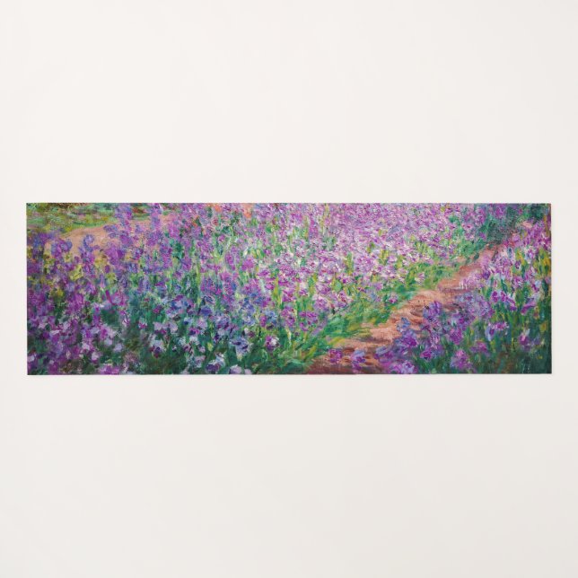 Tapete De Yoga Claude Monet - O Jardim do Artista em Giverny (Verso (Horizontal))