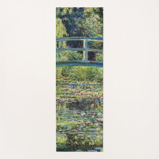 Tapete De Yoga Claude Monet - Water Lily Pond & Japanesese Bridge (Frente)