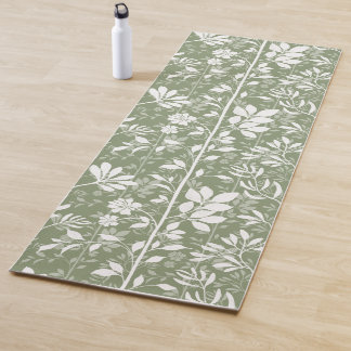 Tapete De Yoga Climbing Vines of Botanic Poetry XL silhouette