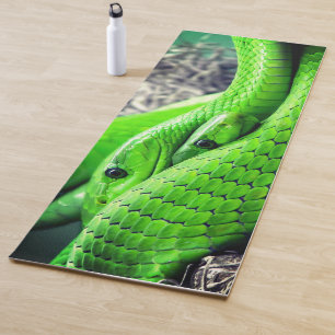 Tapete De Yoga Cobras verdes