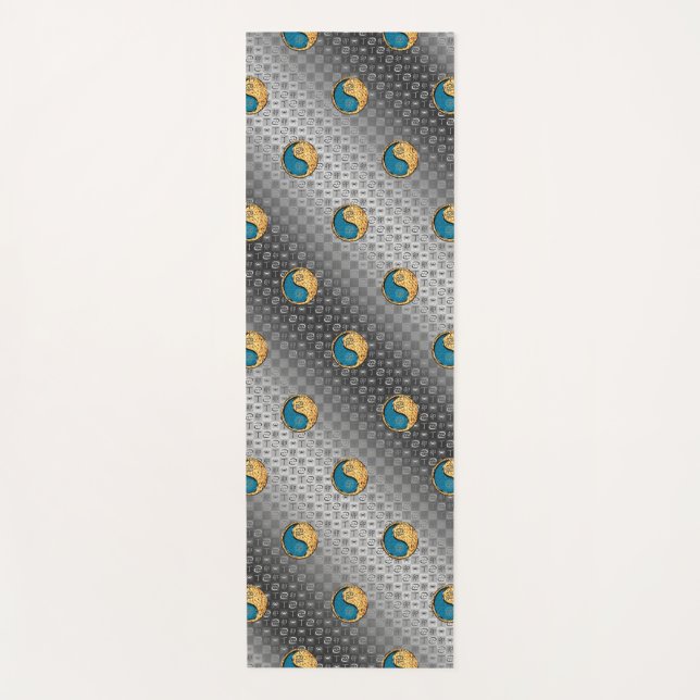 Tapete De Yoga Coelho do cancer e Fogo (Frente)