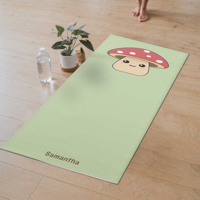 Tapete De Yoga Cogumelo (Cute Mushroom Yoga Mat)