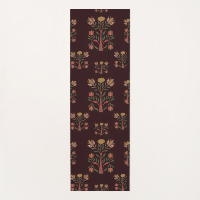 Tapete De Yoga Colagem de arte rural americana (Frente)