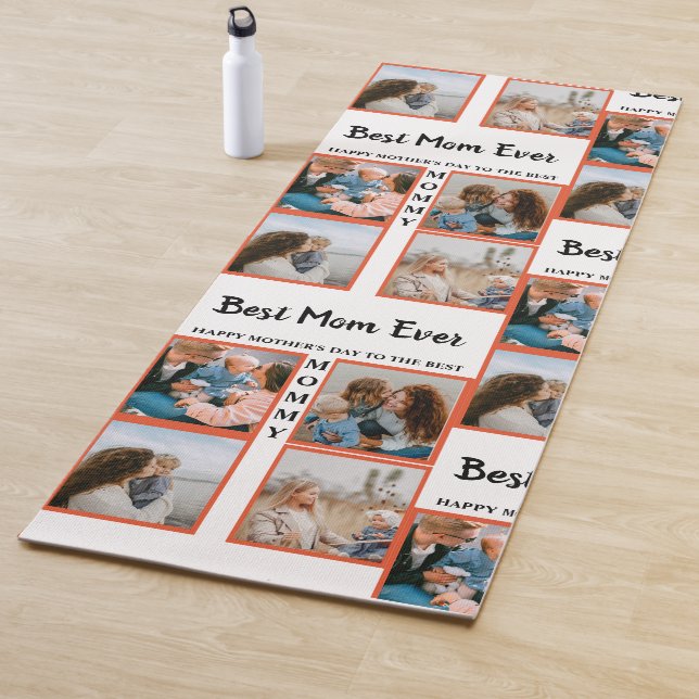 Tapete De Yoga Colagem de dias de as mães para exibição de fotos  (In Situ)