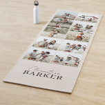 Tapete De Yoga Colagem multifotografia mínima elegante e moderna<br><div class="desc">Colagem digital moderna e elegante e preta,  multifoto-colagem que vocês matam. Natal ideal,  aniversário, </div>