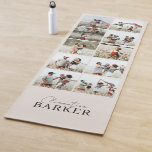 Tapete De Yoga Colagem multifotografia mínima elegante e moderna<br><div class="desc">Colagem digital moderna e elegante e preta,  multifoto-colagem que vocês matam. Natal ideal,  aniversário, </div>