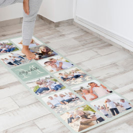 Tapete De Yoga Colagem Personalizada de Fotos da Família - Monogr
