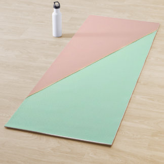 Tapete De Yoga Coleção Absoluta Tendência Rosa Bege Tom Pastel Me