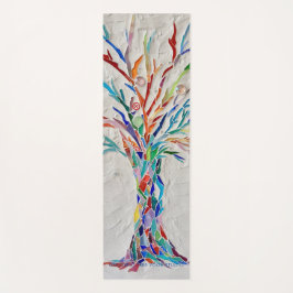 Tapete De Yoga Colorida Árvore Yoga Studio