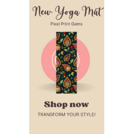 Tapete De Yoga Colorida Paisley Yoga Mat