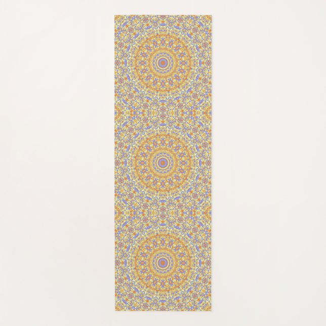 Tapete De Yoga Colorir Mandala (Frente)