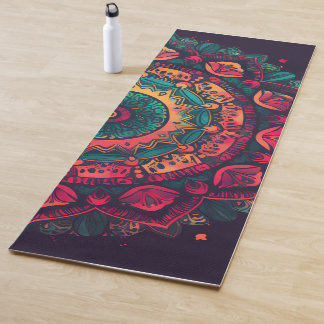 Tapete De Yoga Colorir Mandala