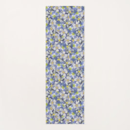 Tapete De Yoga Columbines Padrão Sem Costura