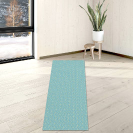 Tapete de Yoga com Padrão de Cubo Prussiano