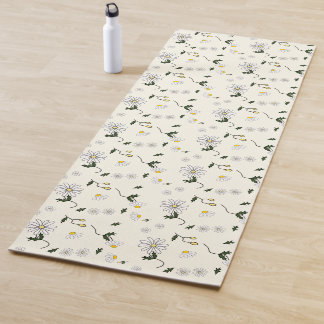 Tapete de Yoga com Padrão de Margarida Fofa para M