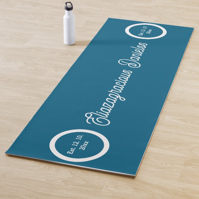 Tapete de Yoga com Roteiro Personalizado com Nome  (In Situ)