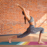 Tapete De Yoga Contraste de Vintage<br><div class="desc">Contraste de faixa de safra de fundo. Padrão de faixa de surf do estilo retrô de verão. Experimente este tapete uniforme de yoga stripe e partilhe os seus comentários conosco.</div>
