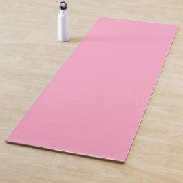 Tapete De Yoga Cor Sólida Rosa do Cravo | Clássico | Elegante