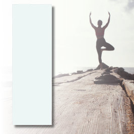 Tapete De Yoga Cor Sólido Branco do fosco | Clássico | Elegante