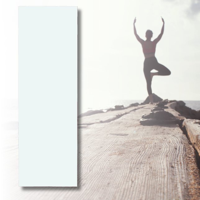 Tapete De Yoga Cor Sólido Branco do fosco | Clássico | Elegante (Criador carregado)