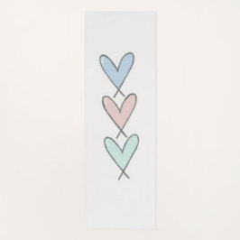 Tapete De Yoga Corações