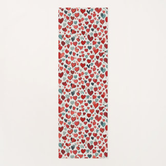 Tapete De Yoga Corações