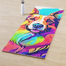 Corgi Arco-Íris: Alegria de Cachorrinho em Pop Art