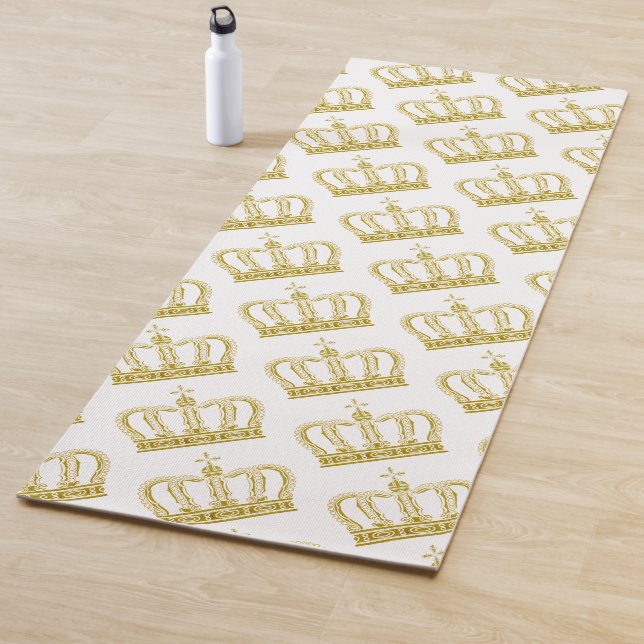 Tapete De Yoga Coroa ouro - Real luxo (In Situ)