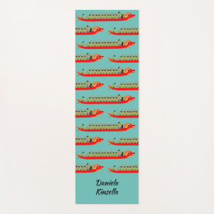 Tapete De Yoga Corrida de Barcos Dragões
