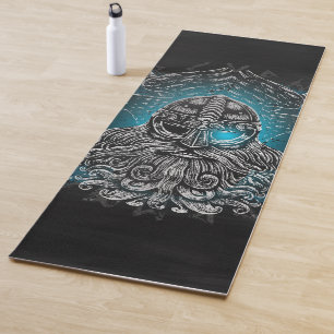 Tapete De Yoga Corvos de Odin Mitologia Viking Valhalla espera