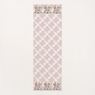 Tapete De Yoga Cozy Kawaii Cottagecore Farmcore Puppy Style