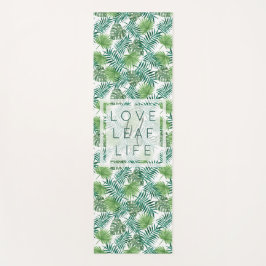 Tapete De Yoga Criar seu próprio monograma botânico do teste