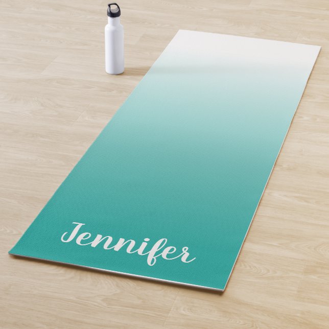 Tapete De Yoga Crie Seu Próprio Ombro Branco Personalizado (In Situ)