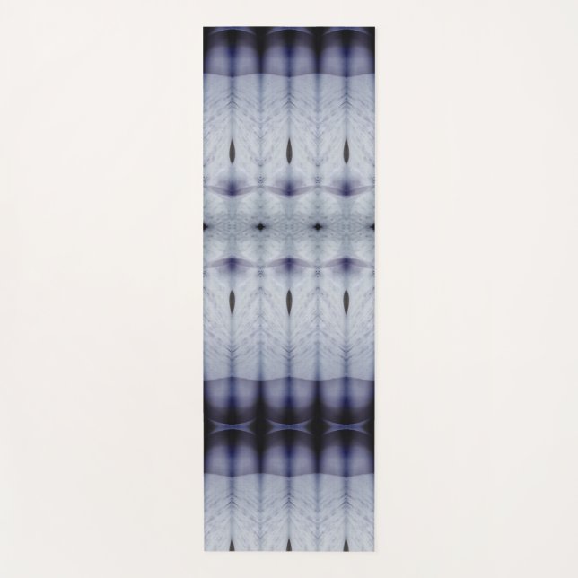 Tapete De Yoga Crocus Ikat 6 Fog (Frente)