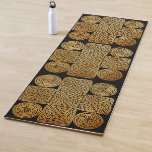 Tapete De Yoga Cruz Céltica de Knotwork