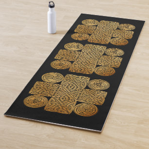 Tapete De Yoga Cruz Céltica de Knotwork
