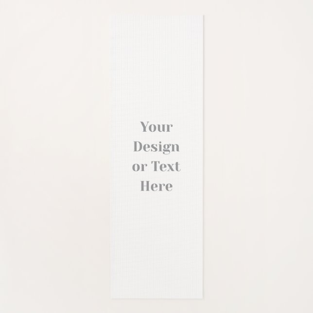 Tapete De Yoga Customizable Your Design or Text Here Personalized (Frente)