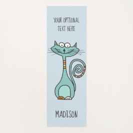 Tapete De Yoga Cute Cats nome personalizado e cor yoga mat