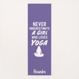 Tapete De Yoga Cute Purple Yoga Gifts For Little Girls Kids Yogi