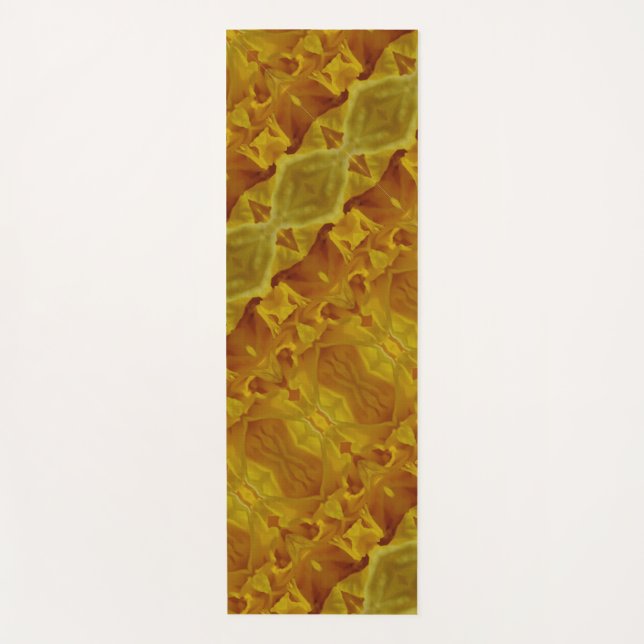 Tapete De Yoga Daffodil Ikat 3 (Frente)