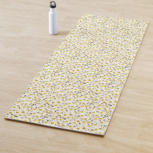 Tapete De Yoga Daisies Malhação moderna Modelo-elegante Natureza