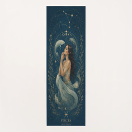 Tapete de Yoga de Astrologia Celeste de Peixes