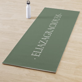 Tapete de Yoga de Meditação Calma Personalizado co