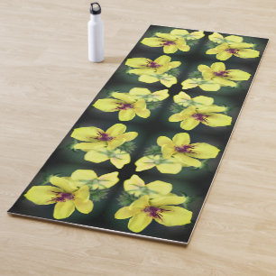 Tapete De Yoga Delicate Yellow Abstrato Art