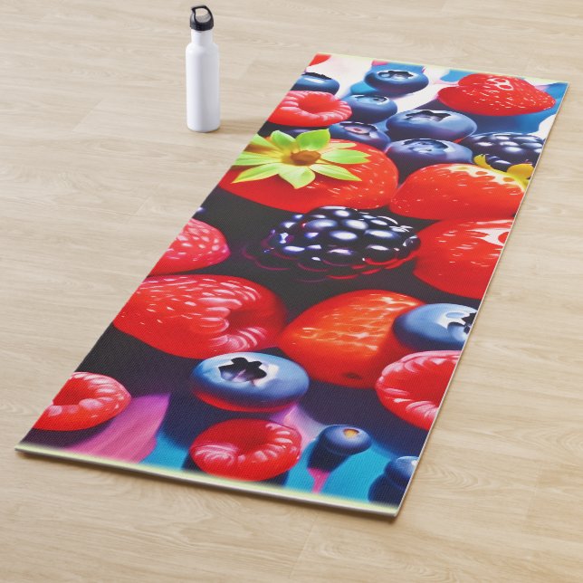 Tapete De Yoga Design de Burst Delight Berrylicy (In Situ)