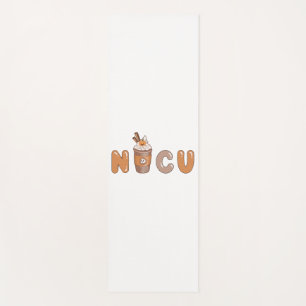 Tapete De Yoga Design de café da NICU bonito para o Dia das Bruxa