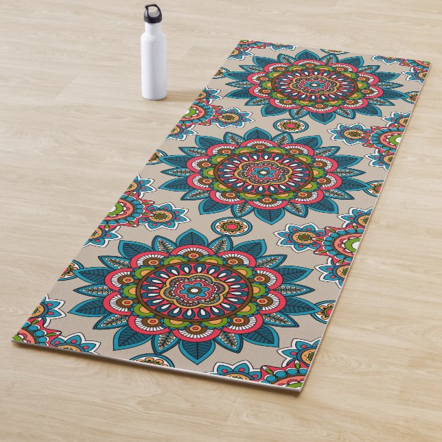 Tapete De Yoga Design de Mandala (In Situ)