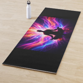 Tapete de Yoga Design de Meditação Chakra Glow