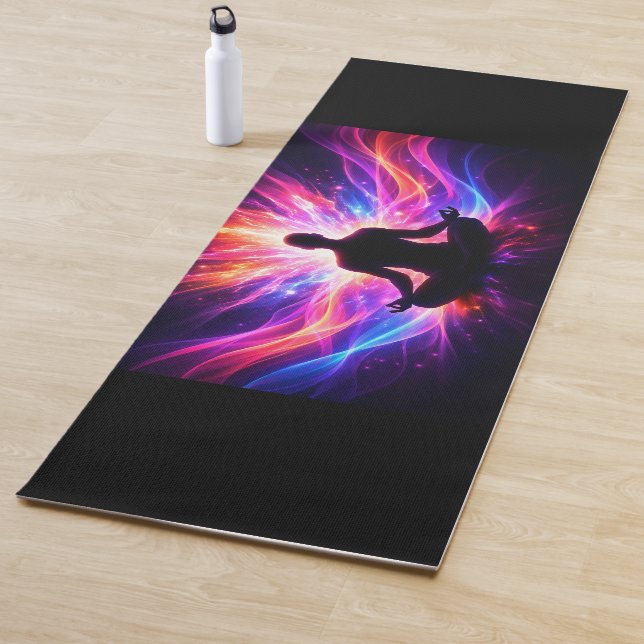 Tapete de Yoga Design de Meditação Chakra Glow (In Situ)
