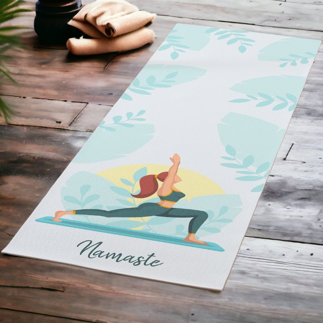 Tapete De Yoga Design de Namaste Personalizado - Malhação Persona (Criador carregado)